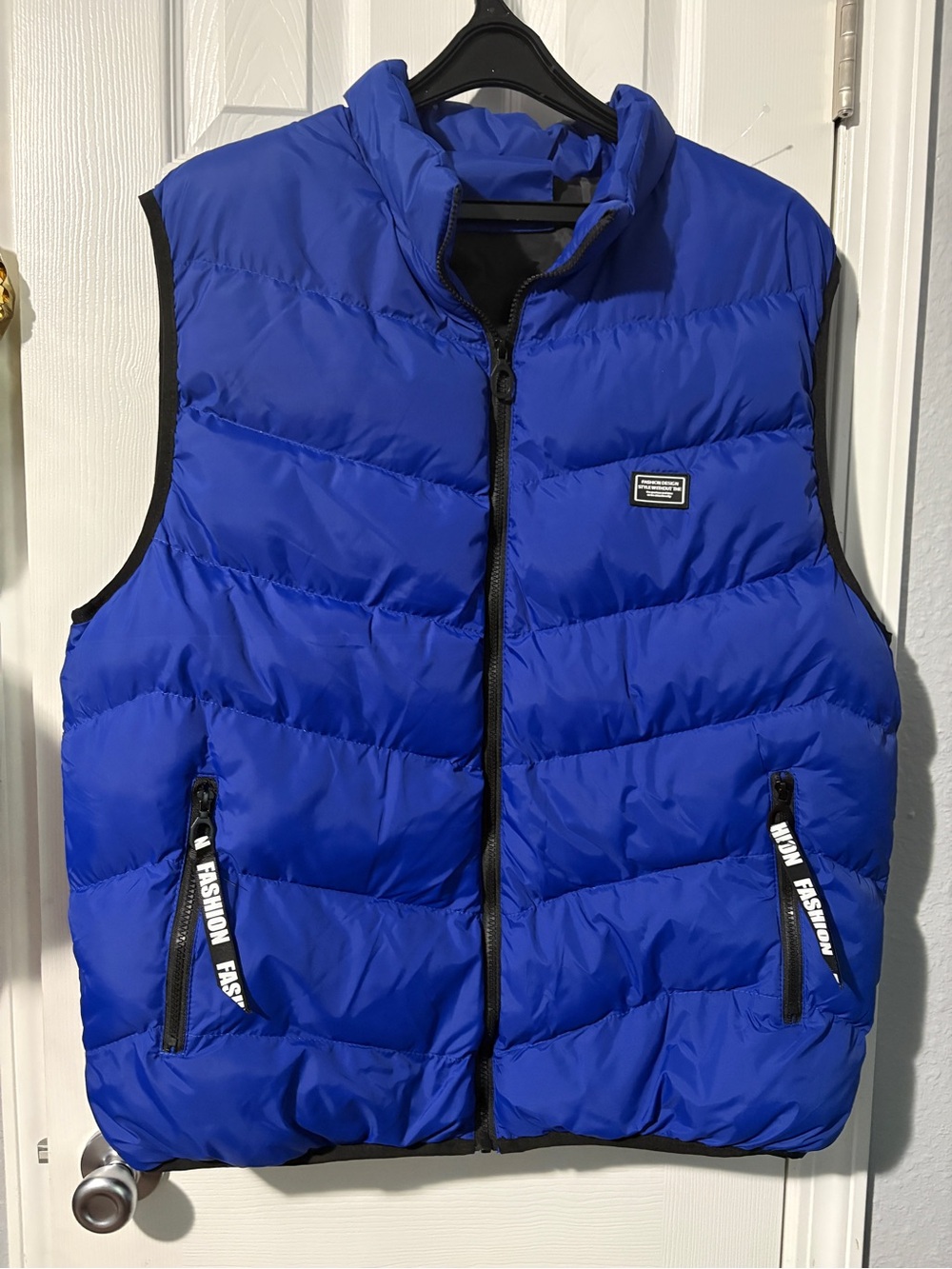 Men’s Royal Blue Quilted Puffer Vest